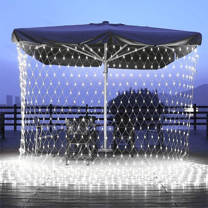 Outdoor Solar Net Light Copper Wire IP44