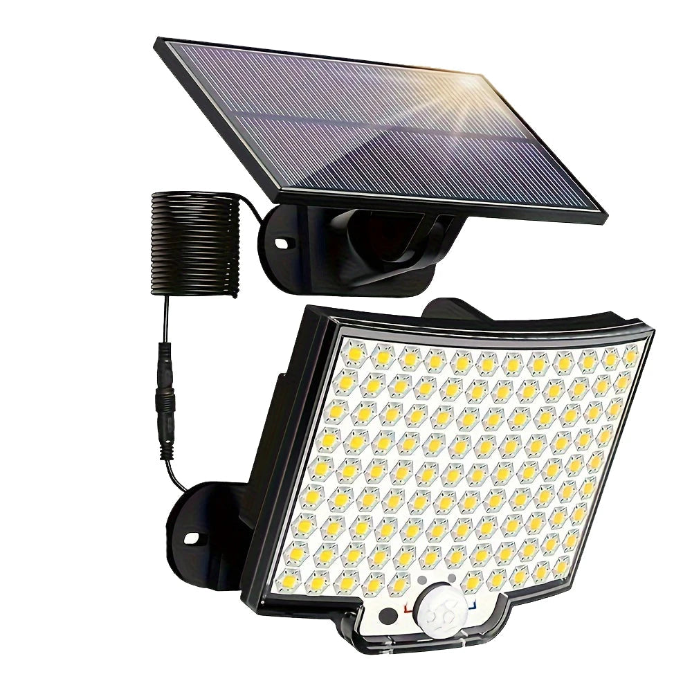 Outdoor Solar Wall Light Motion Sensor 180 Degree Adjustable