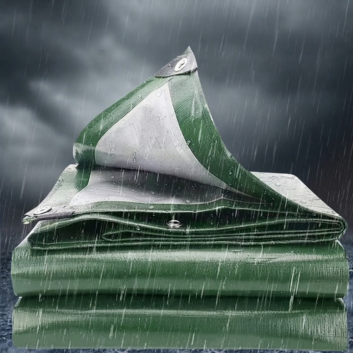 Outdoor Tarp Waterproof UV-Blocking Silver Coating
