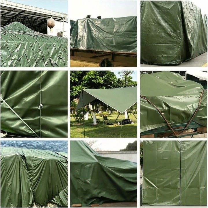 Outdoor Tarp Waterproof UV-Blocking Silver Coating