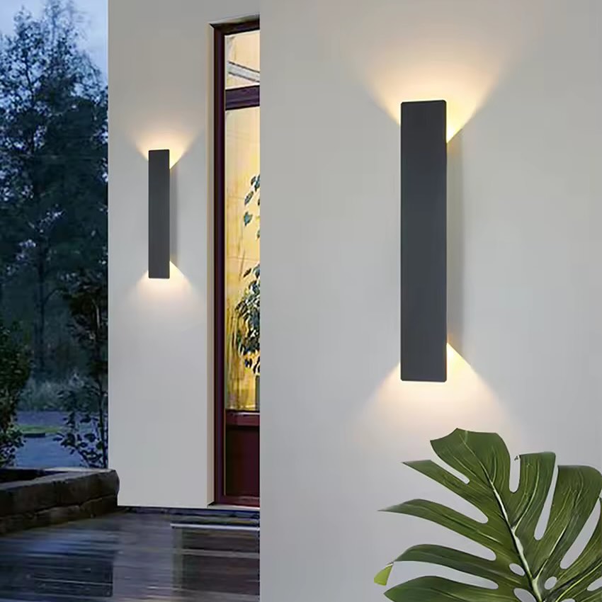 Outdoor Wall Light Architectural Up & Down Aluminum IP65 Weatherproof