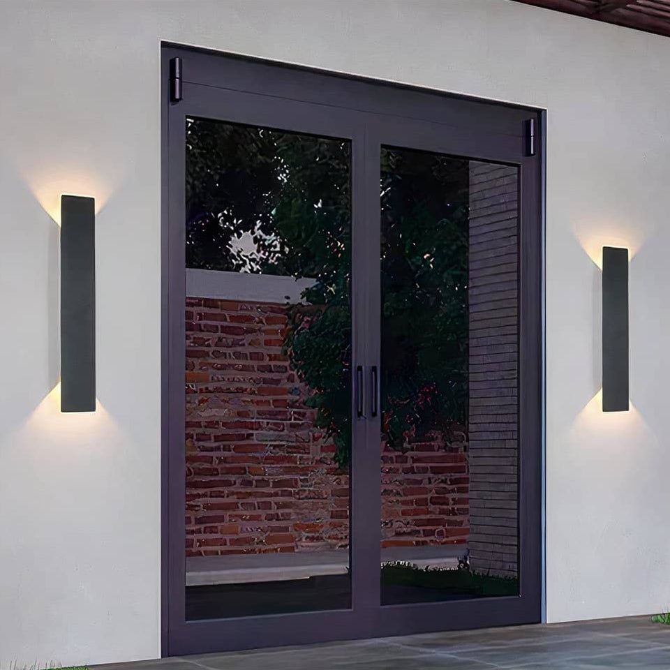 Outdoor Wall Light Architectural Up & Down Aluminum IP65 Weatherproof