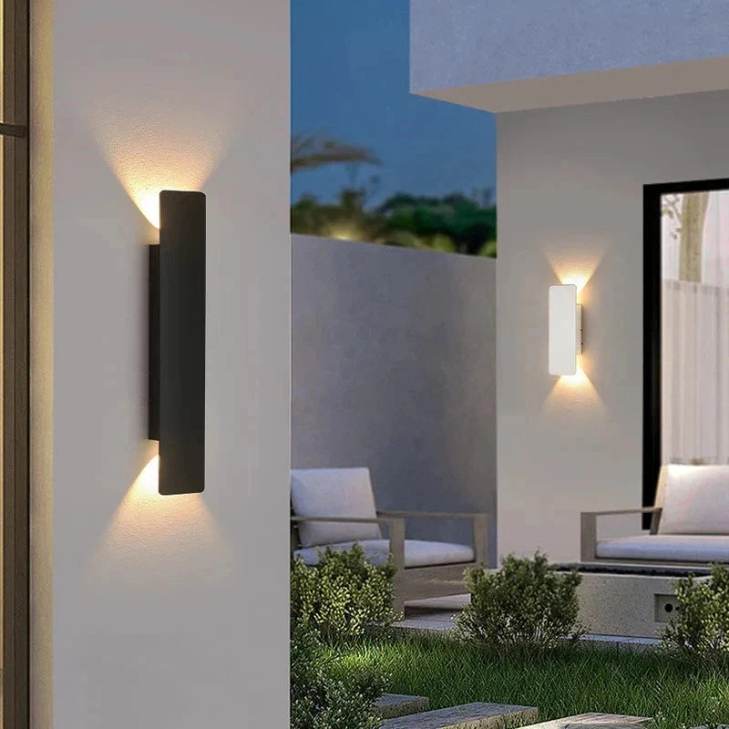 Outdoor Wall Light Architectural Up & Down Aluminum IP65 Weatherproof