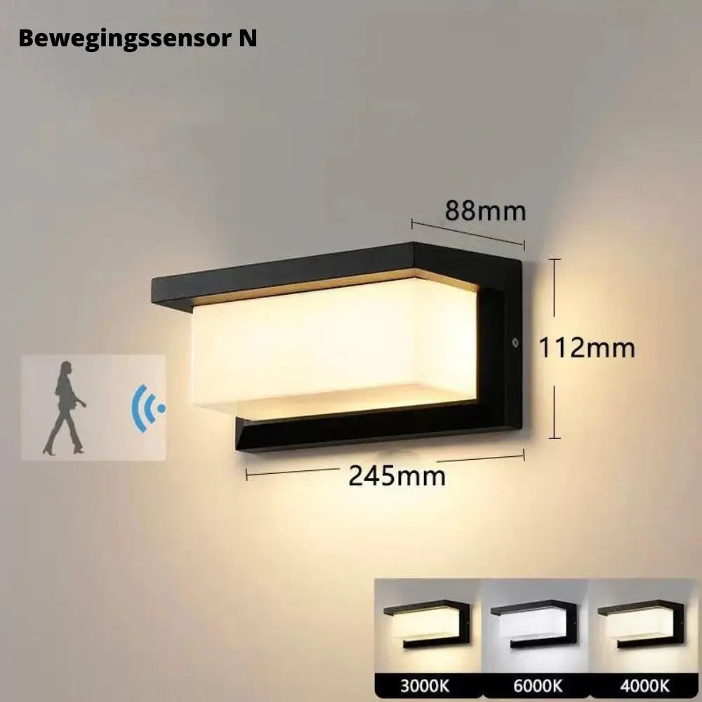 Outdoor Wall Light Motion Sensor 20W LED Weatherproof