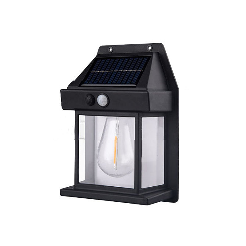 Outdoor Wall Light Solar Motion-Activated Weatherproof