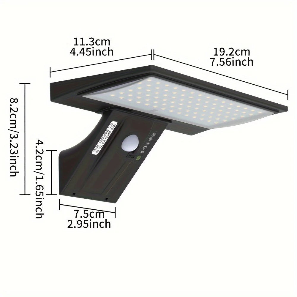 Outdoor Wall Light Solar Motion Sensor USB Backup