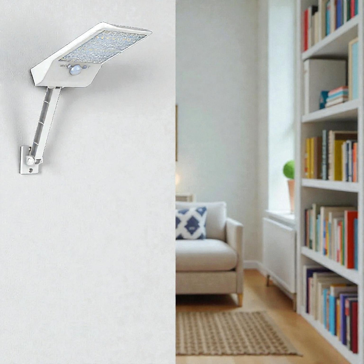 Outdoor Wall Light Solar-Powered Motion-Activated & Remote Control