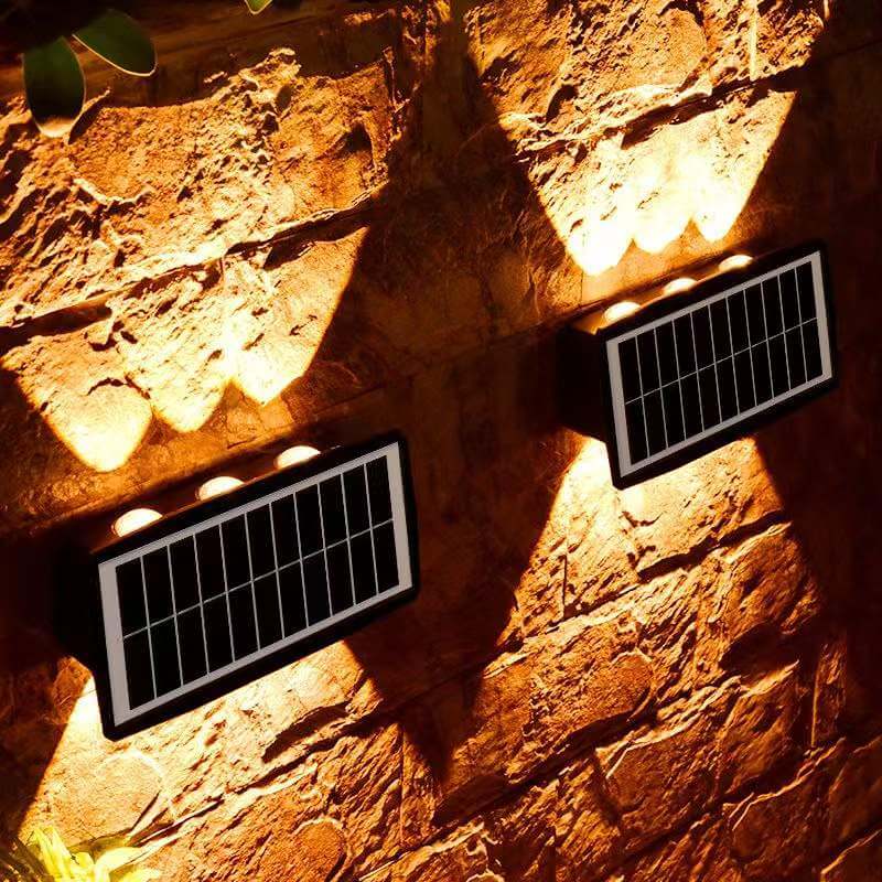 Outdoor Wall Light Solar-Powered Weatherproof Three Color Options