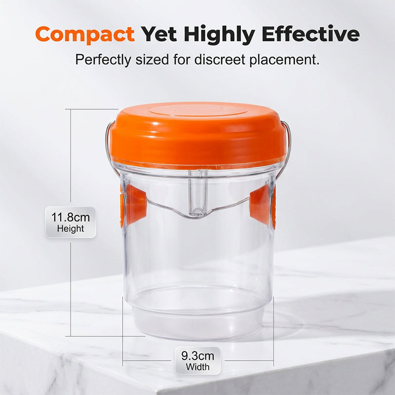Outdoor Wasp Trap Solar-Powered & Weather-Resistant Escape-Proof Entrance