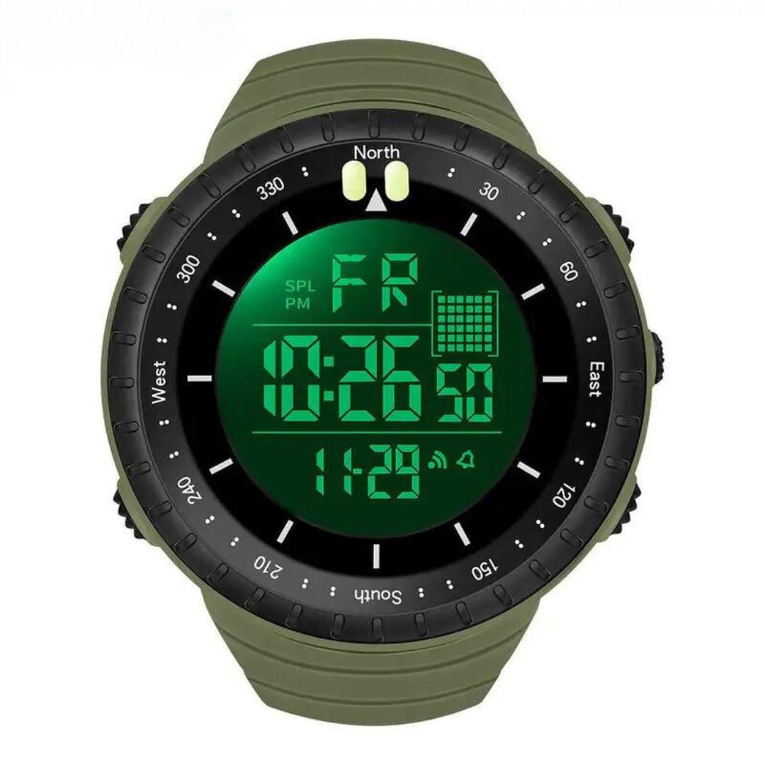 Outdoor Watch Digital Compass 50m Water-Resistant
