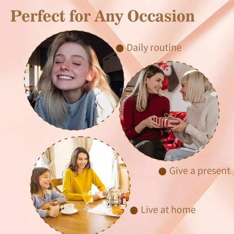 Oval Hair Clips Ergonomic Matte & Non-Slip
