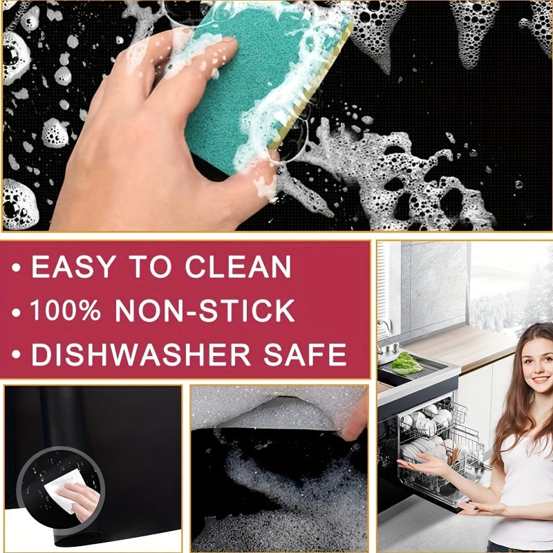Oven Mat Heat-Resistant Non-Stick & Dishwasher-Safe