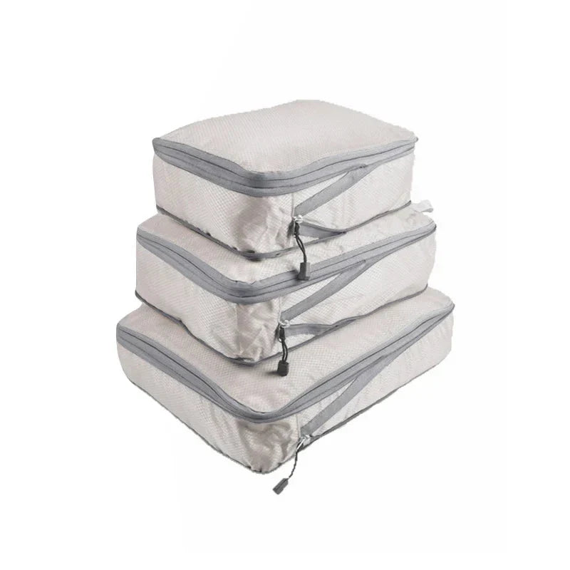 Packing Cubes Compression Nylon Mesh Set of 3
