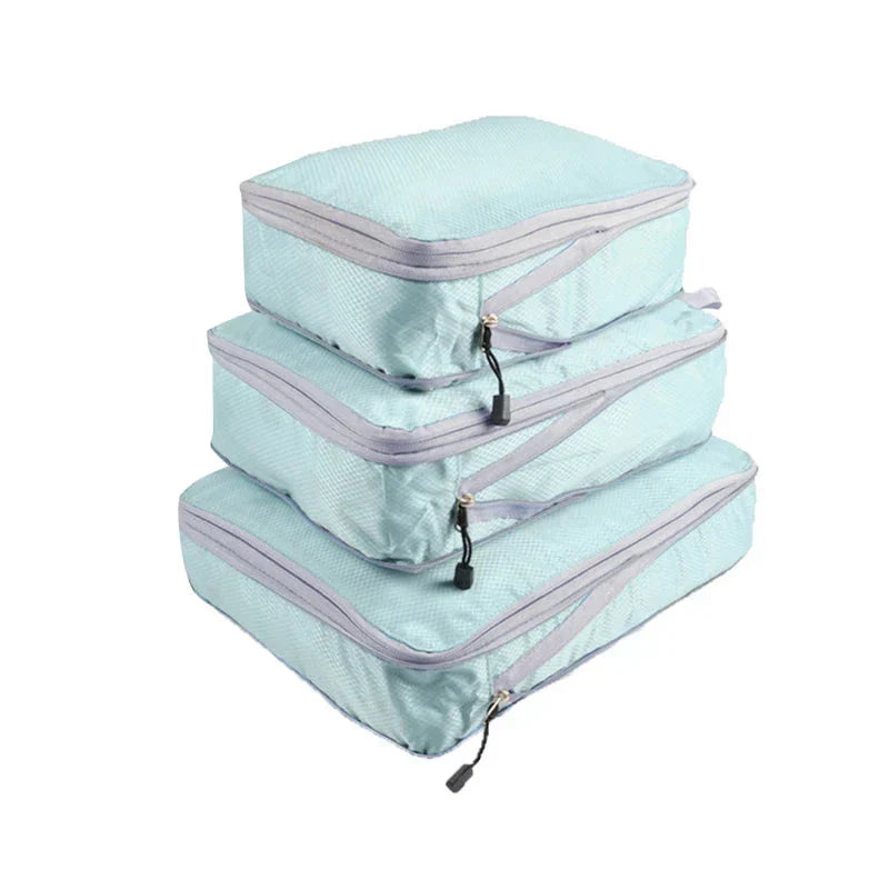 Packing Cubes Compression Nylon Mesh Set of 3