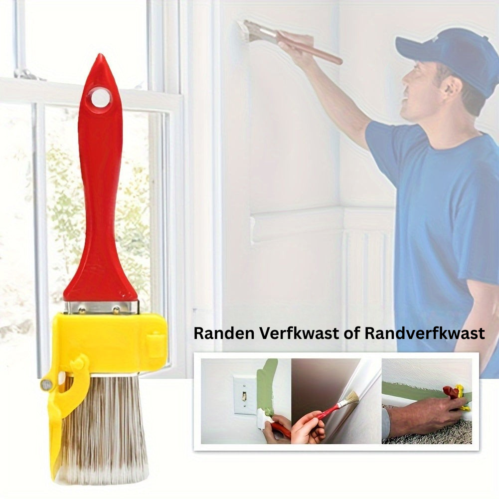 Paint Brush Integrated Scraper Synthetic Bristles & Ergonomic Handle