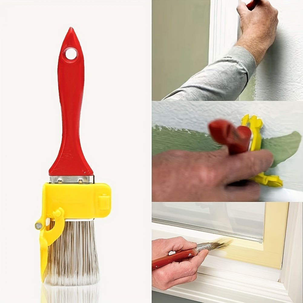 Paint Brush Integrated Scraper Synthetic Bristles & Ergonomic Handle