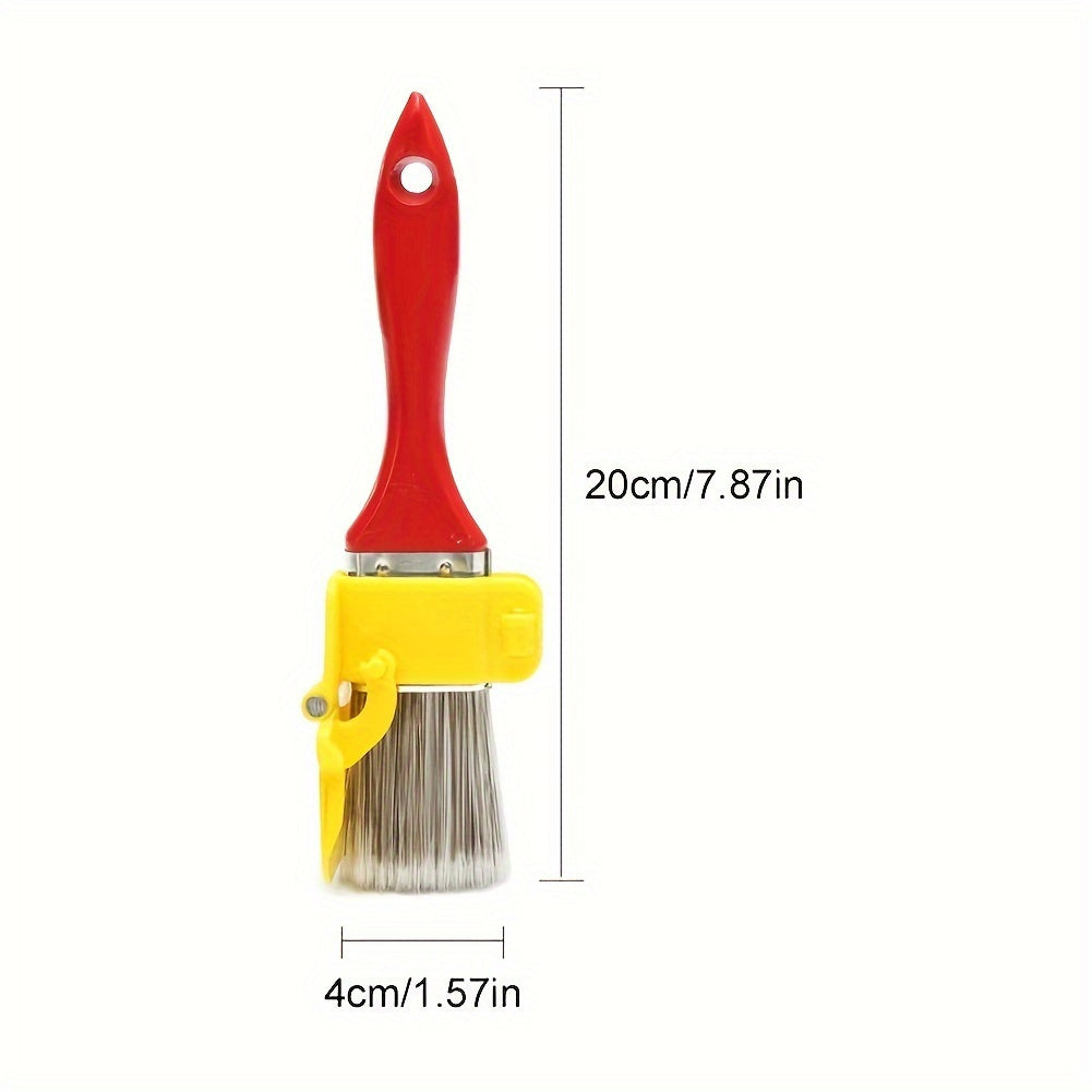 Paint Brush Integrated Scraper Synthetic Bristles & Ergonomic Handle