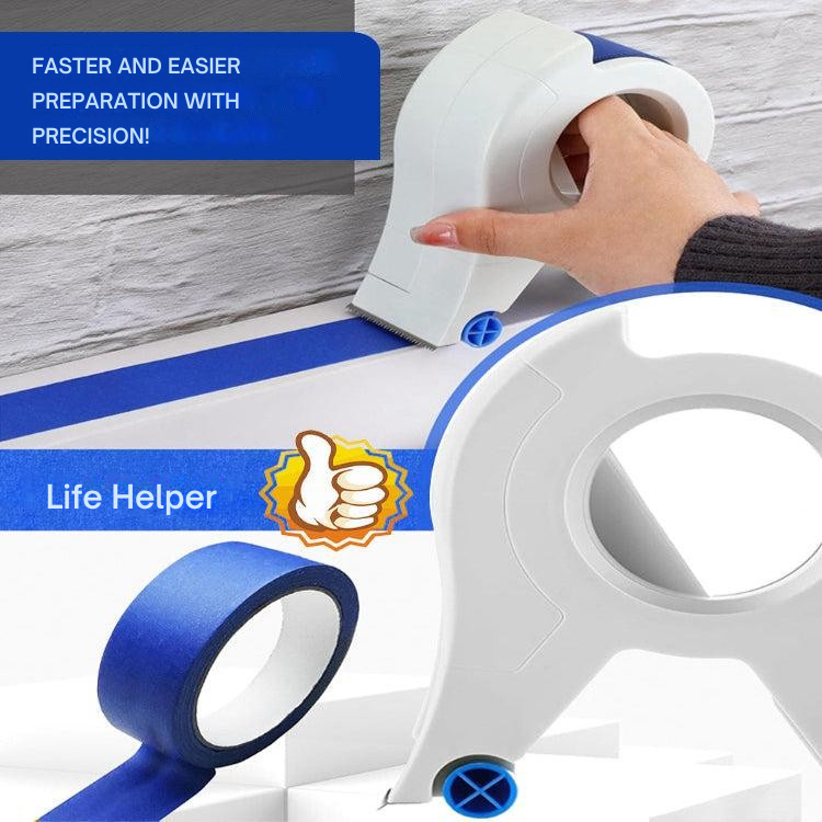 Painters Tape Applicator Precision Roller & Cutter
