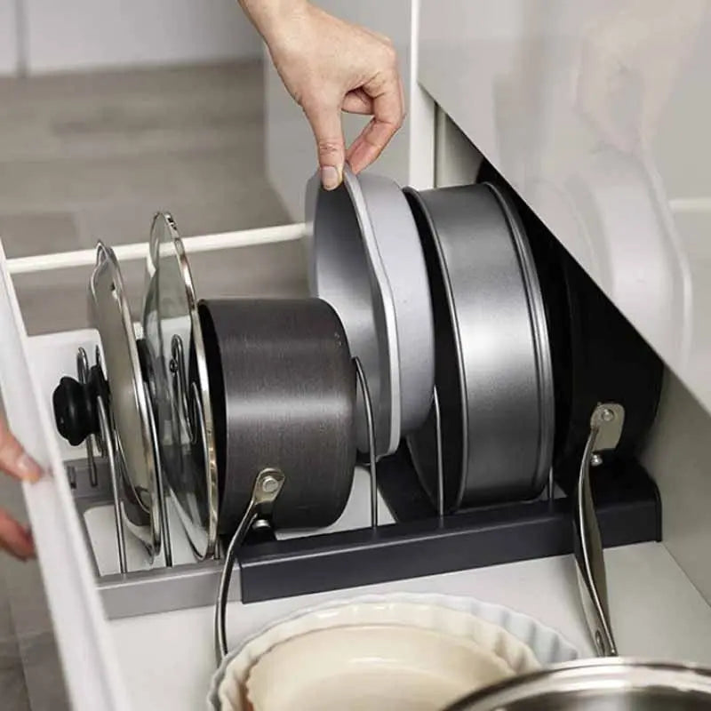 Pan & Lid Organizer Extendable 12 to 22 Inches
