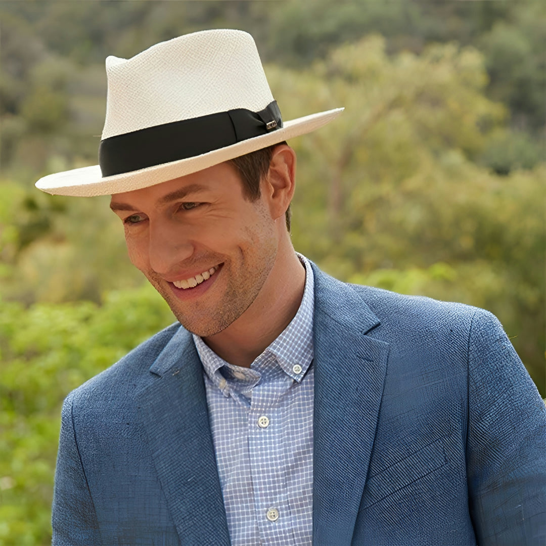 Panama Hat UV Protection Adjustable Fit & Lightweight
