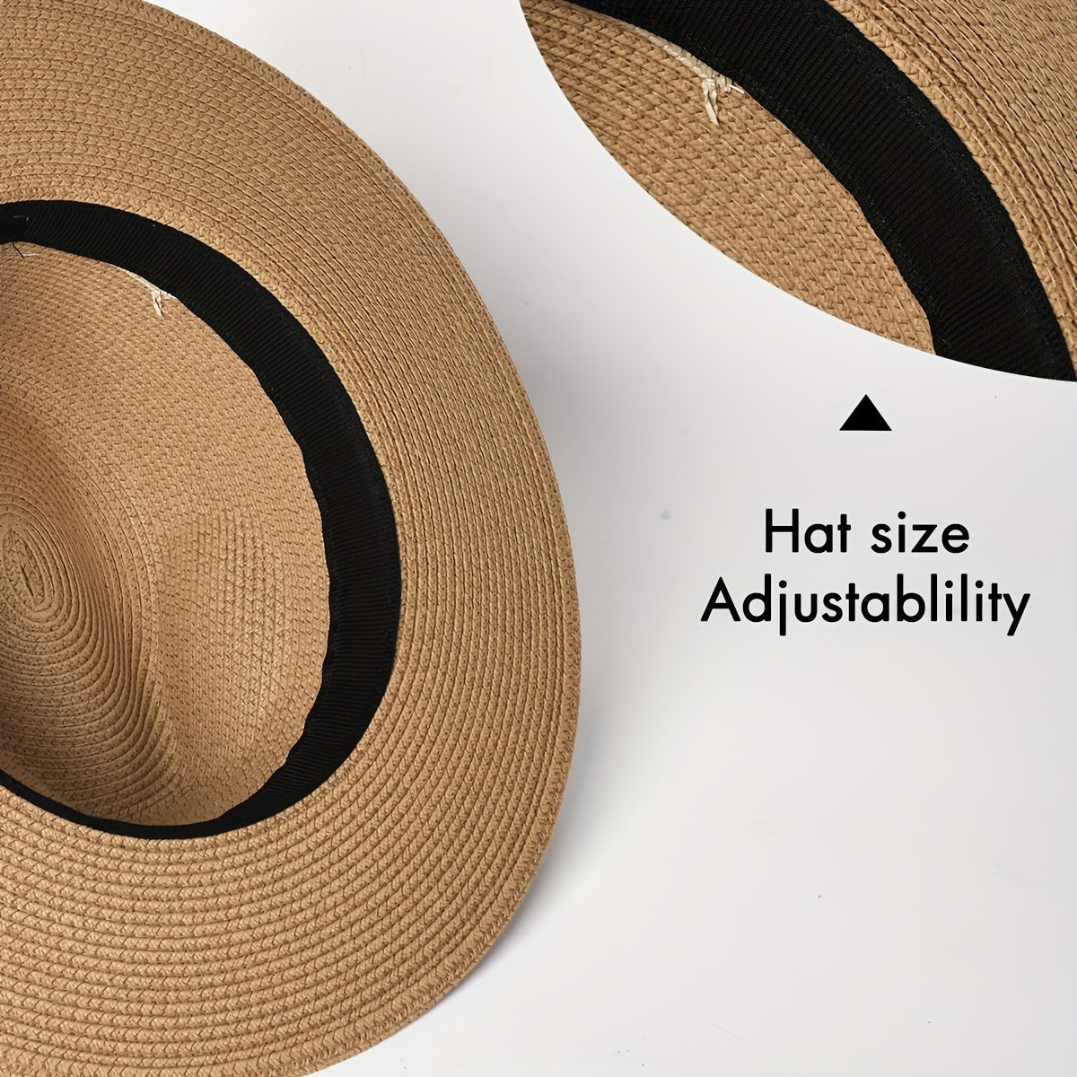 Panama Hat Wide Brim Breathable Paper Fiber UV Protection