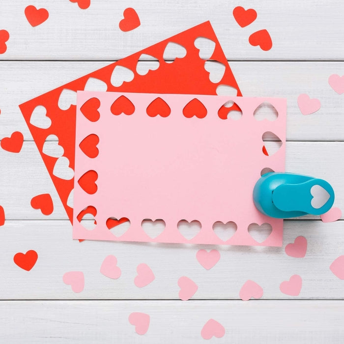 Paper Punch Set 15 Shapes Cuts Paper, Felt & Foil