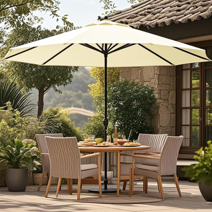 Parasol Cover Water-Repellent Vented Fits 6 Or 8 Ribs