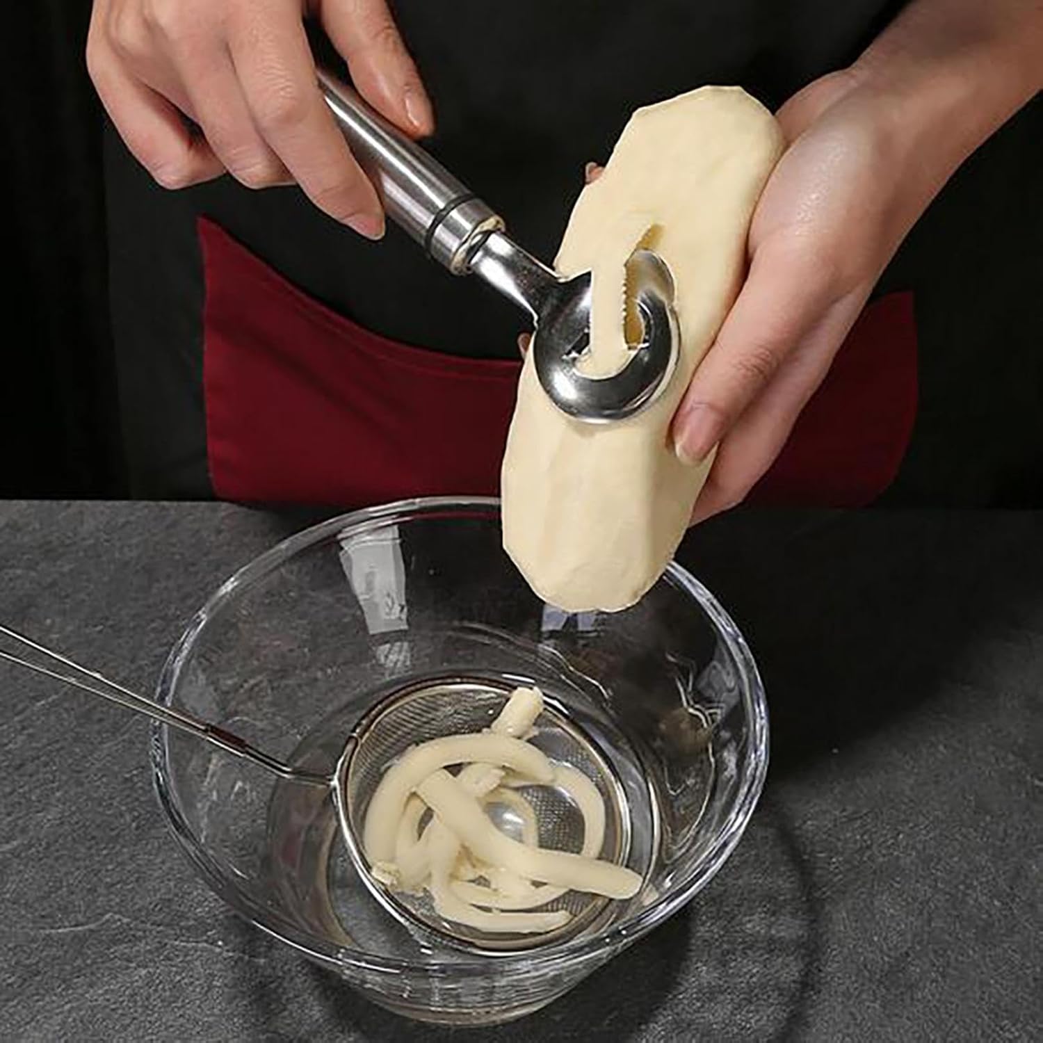 Pasta Press Stainless Steel Handheld Dishwasher Safe