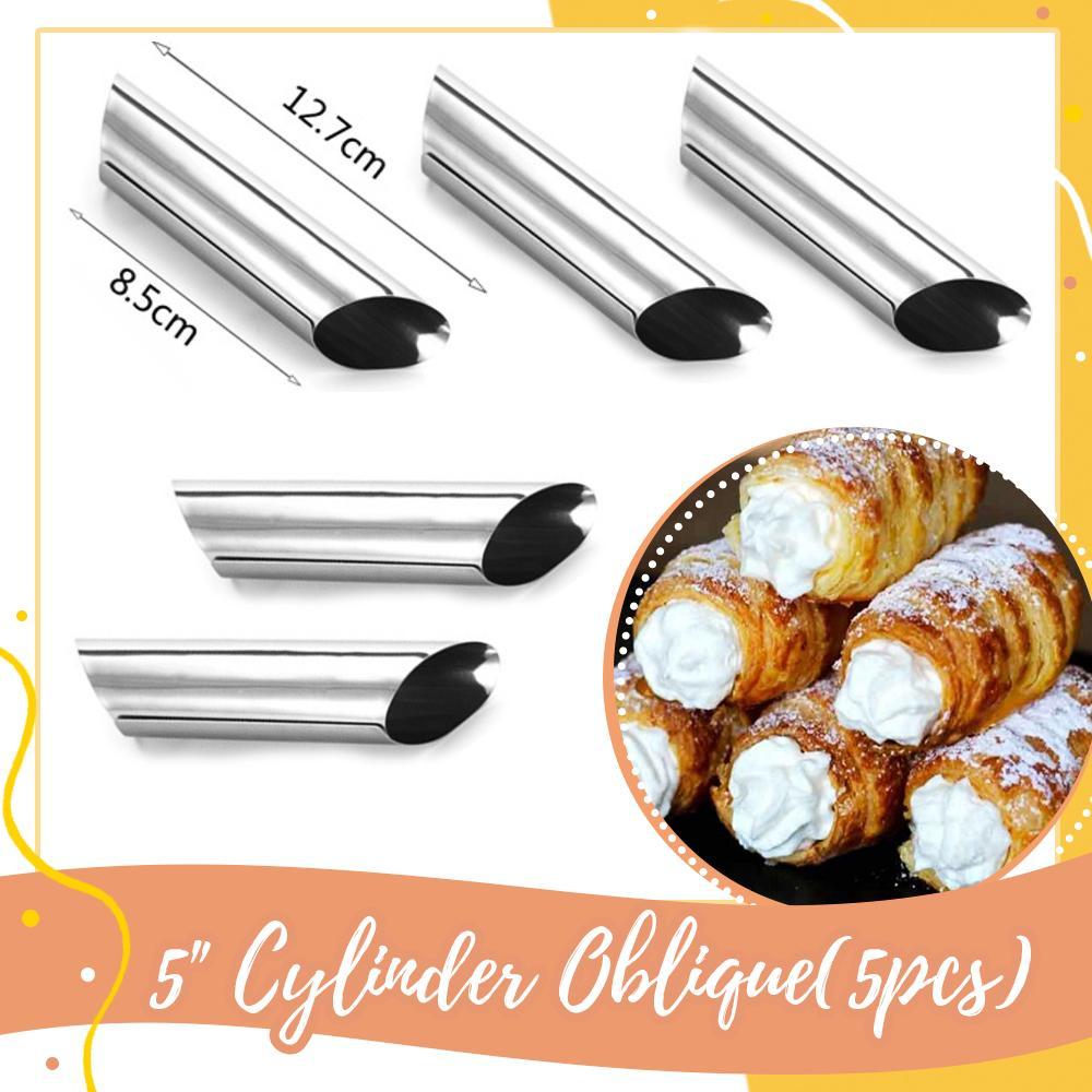Pastry Molds Horn-Shaped Stainless Steel Set of 5