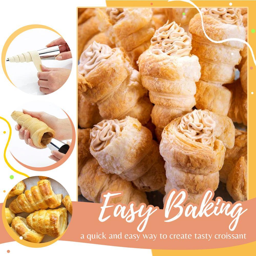 Pastry Molds Horn-Shaped Stainless Steel Set of 5