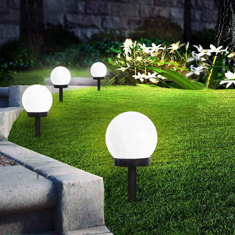 Path Lights Solar Powered Warm Glow 2-Pack