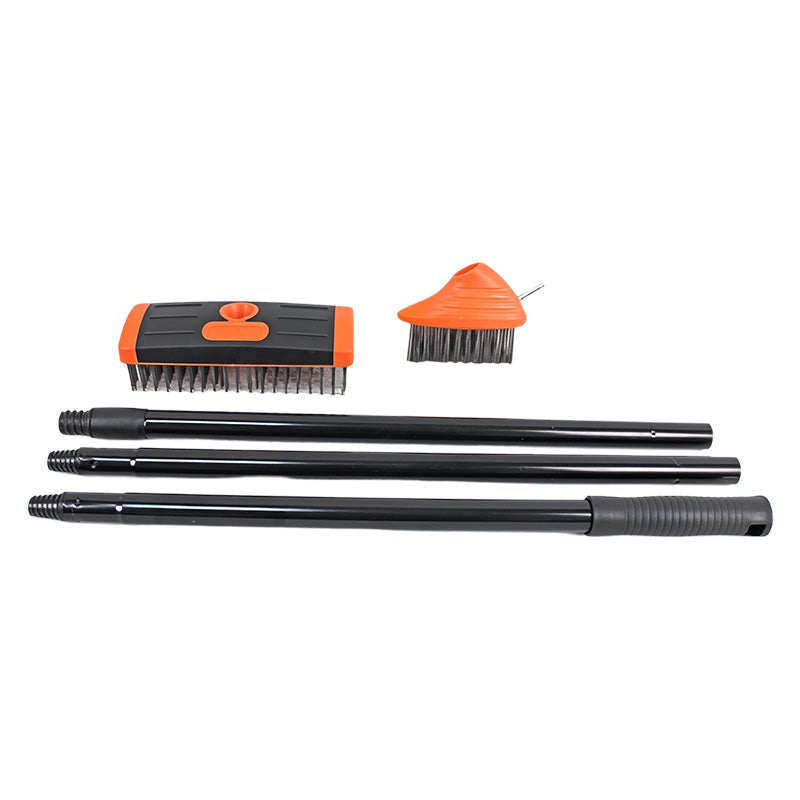 Paving Joint Brush 3-in-1 Interchangeable Heads Steel Bristles
