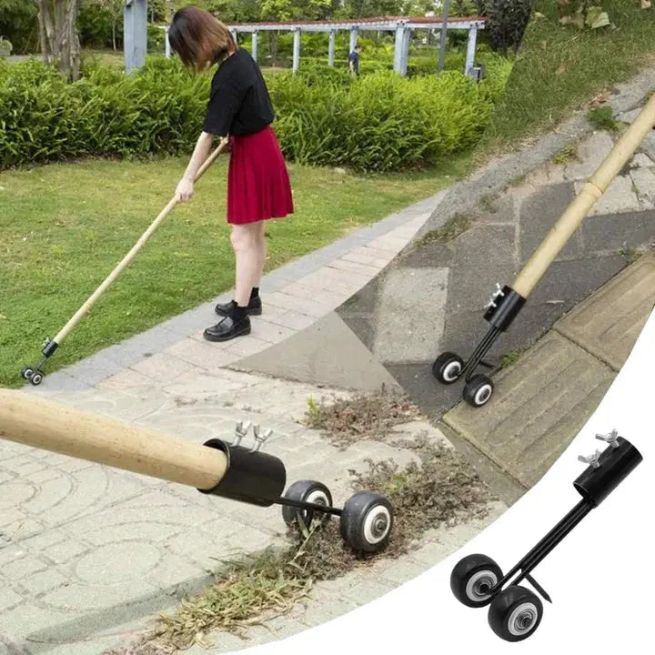 Paving Joint Weeder Double-Wheel Iron Head