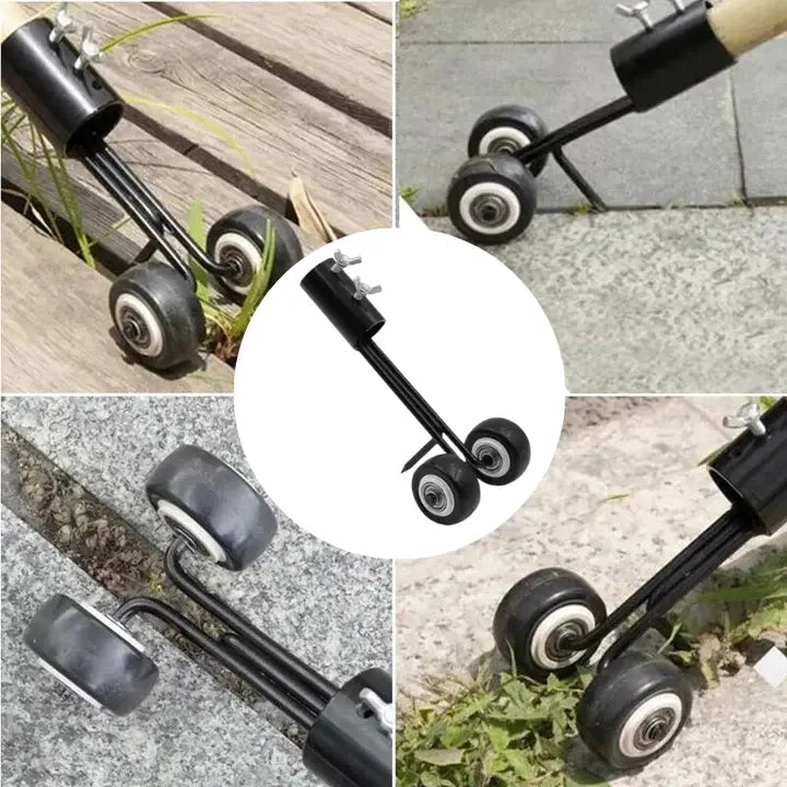 Paving Joint Weeder Double-Wheel Iron Head