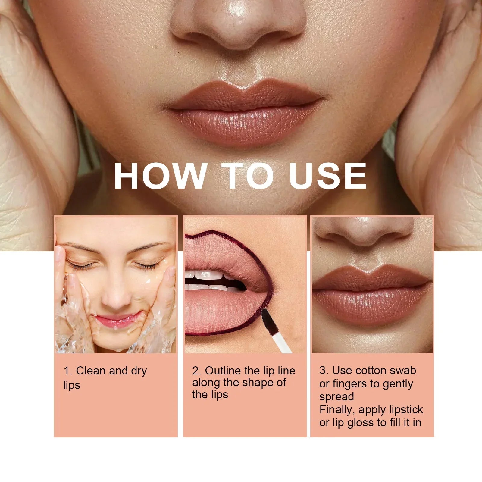 Peel Lip Liner Long-Lasting Matte Nourishing