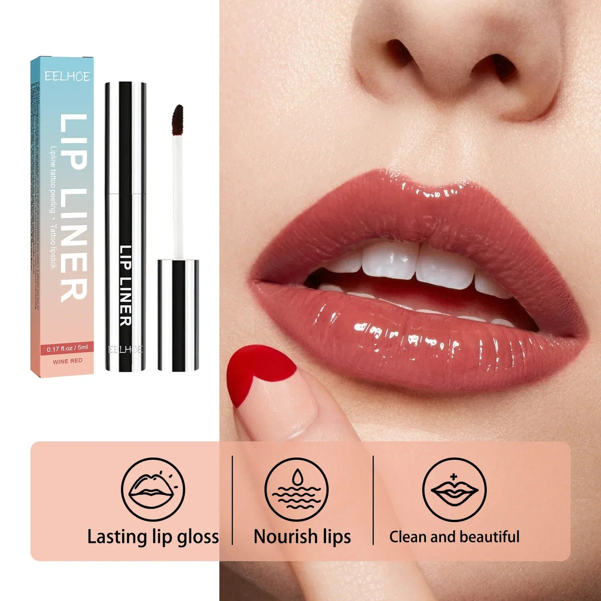 Peel Lip Liner Long-Lasting Matte Nourishing