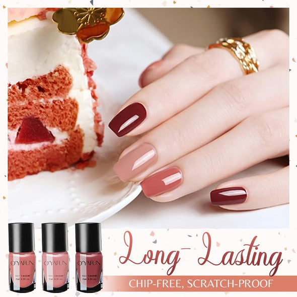 Peel-Off Nail Polish Water-Based & Fast-Drying Chip-Free