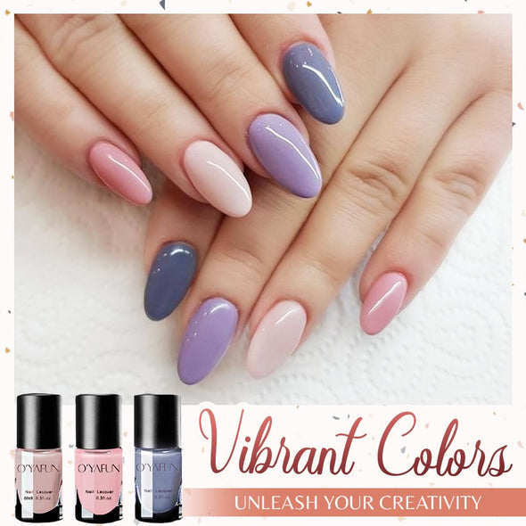Peel-Off Nail Polish Water-Based & Fast-Drying Chip-Free