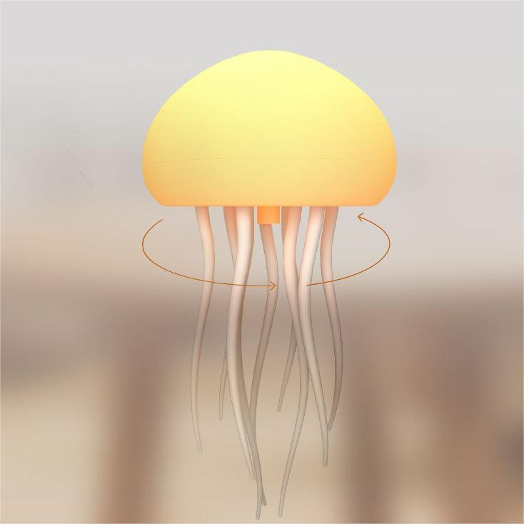 Pendant Lamp Color-Changing LED Silicone Tentacles