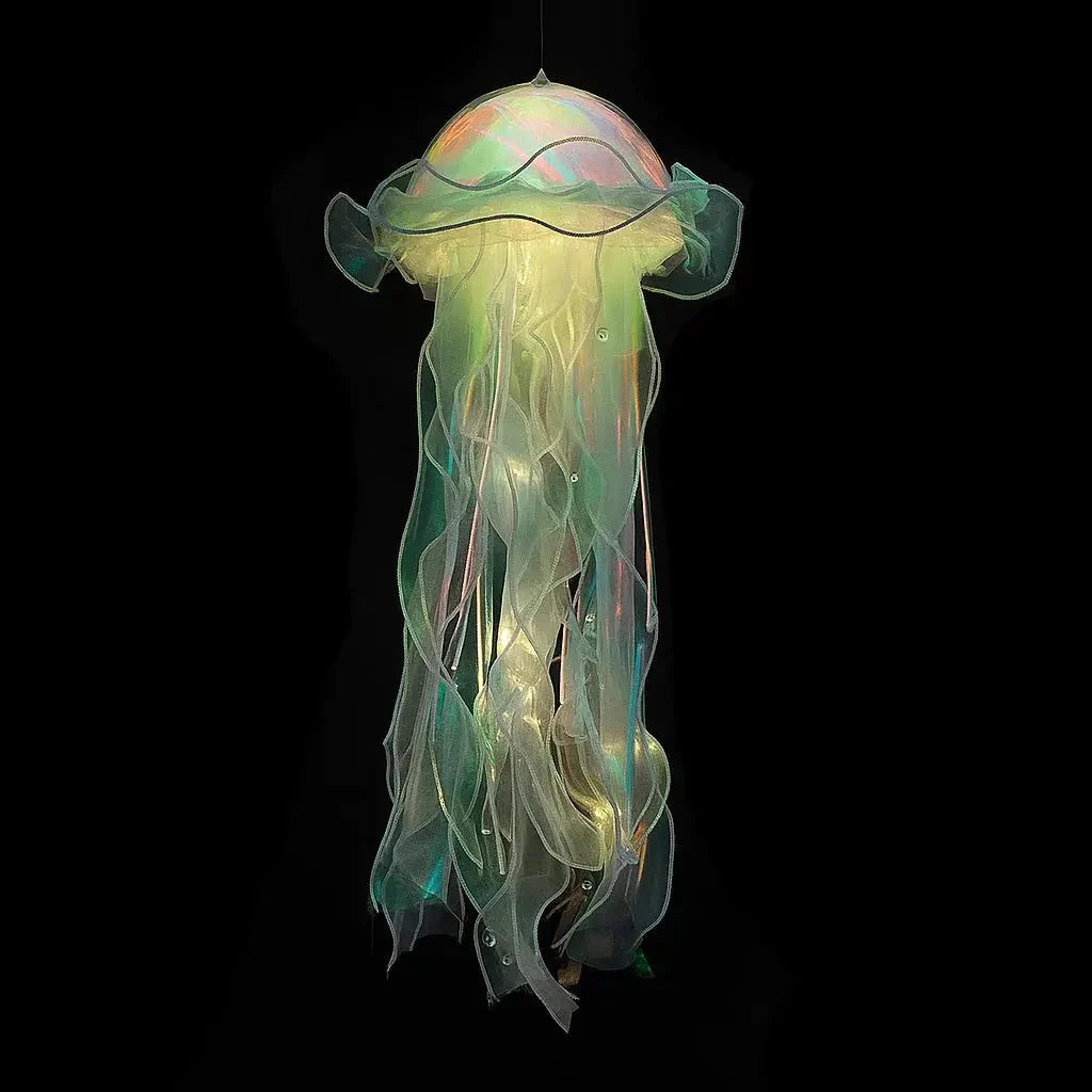 Pendant Lamp Jellyfish Multicolored LED Battery-Powered