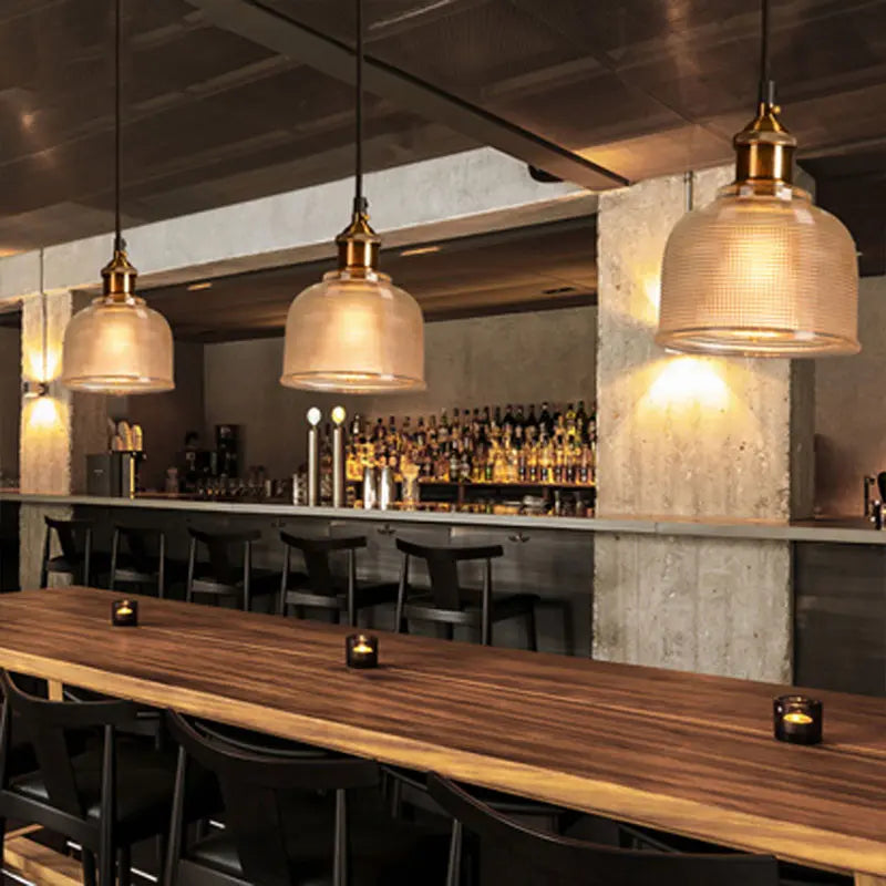 Pendant Light Colored Glass Adjustable Cable