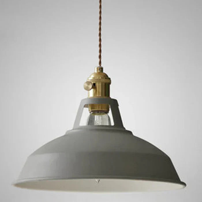 Pendant Light Industrial Metal Shade Adjustable Chain