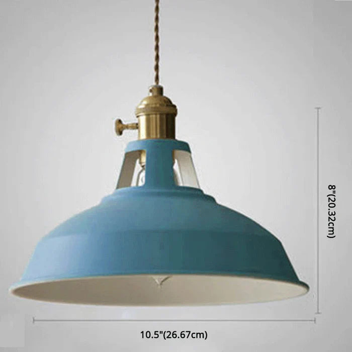 Pendant Light Industrial Metal Shade Adjustable Chain
