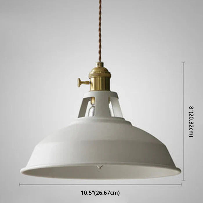 Pendant Light Industrial Metal Shade Adjustable Chain
