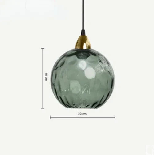 Pendant Light Mouth-Blown Glass Adjustable Color Temperature