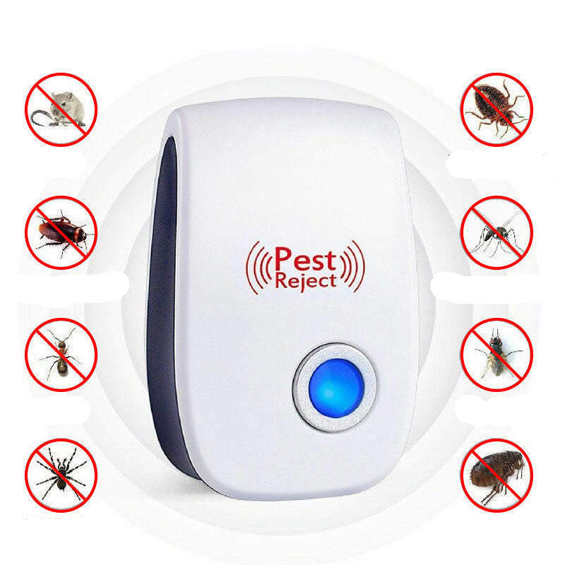 Pest Repeller Ultrasonic Chemical-Free 108 To 807 Square Feet