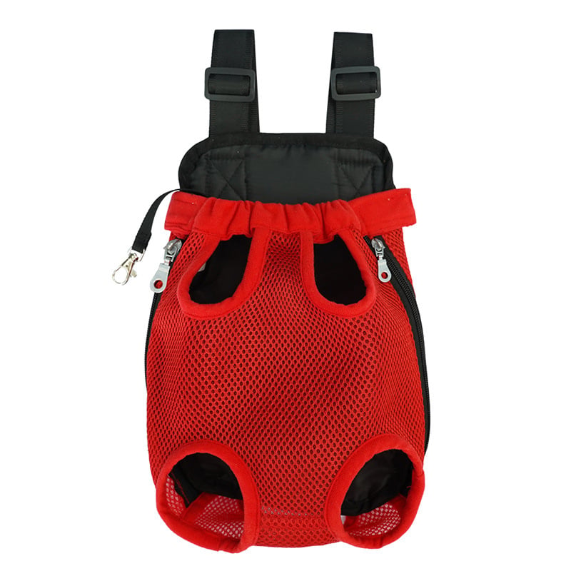 Pet Backpack Ventilated Leg Openings Safety Lock