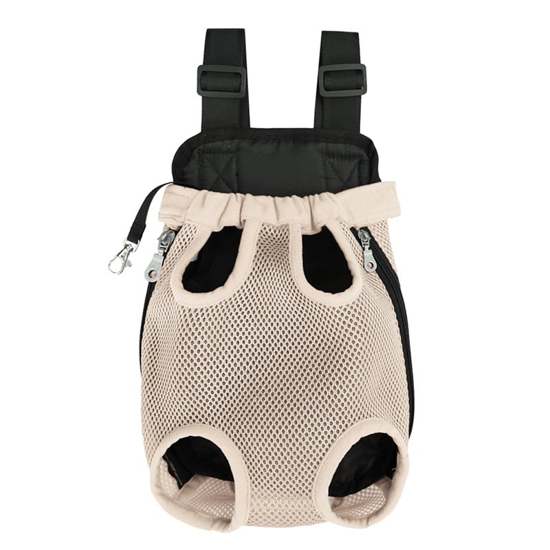 Pet Backpack Ventilated Leg Openings Safety Lock
