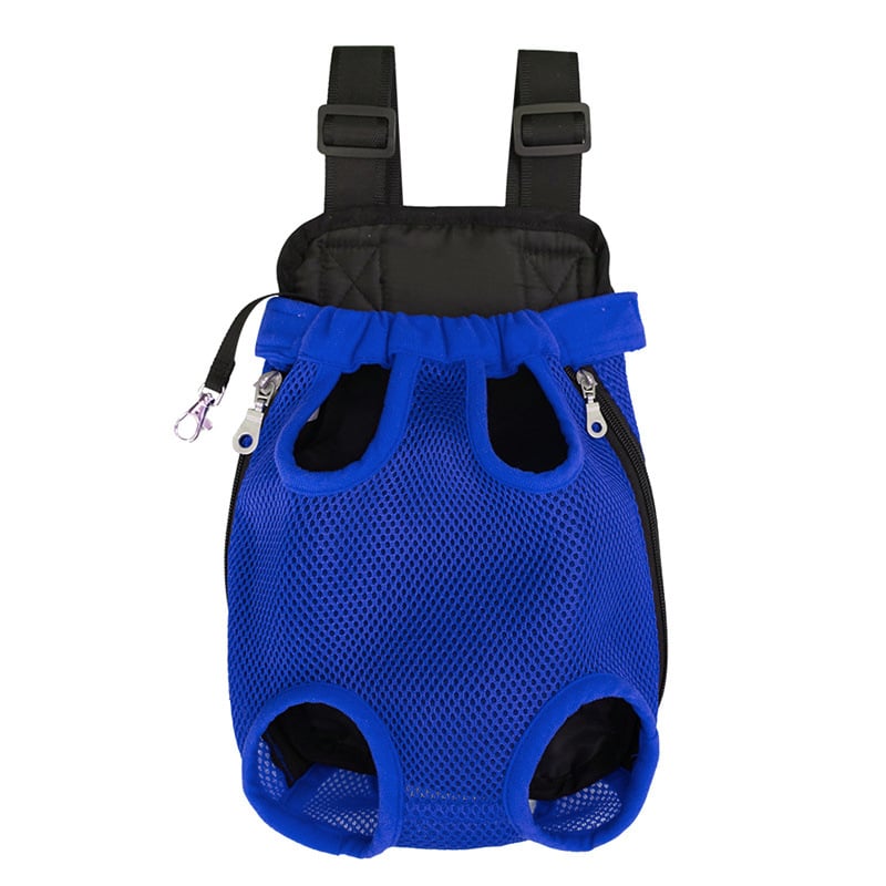 Pet Backpack Ventilated Leg Openings Safety Lock