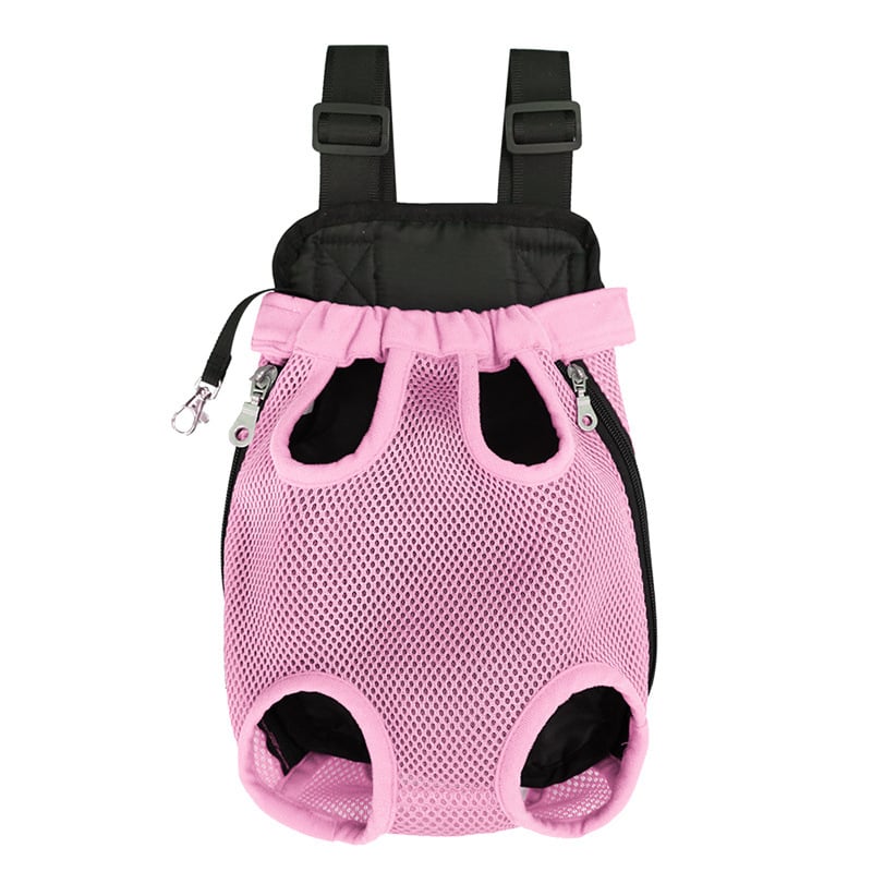 Pet Backpack Ventilated Leg Openings Safety Lock